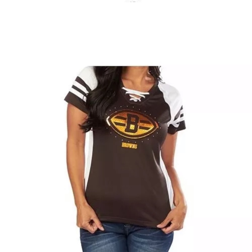 NWT Cleveland Browns Draft Me Jersey Top S and L